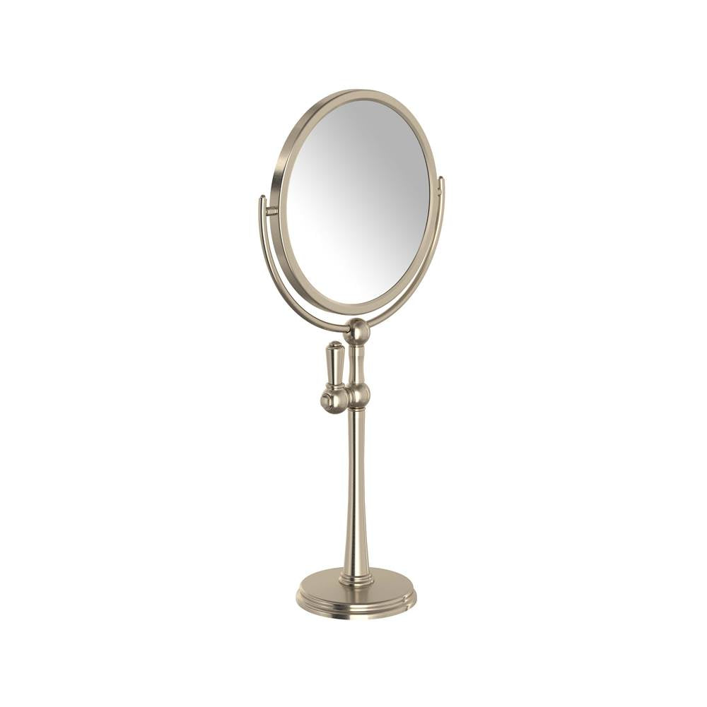 Rohl - Freestanding Makeup Mirror - Satin Nickel