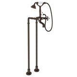 Rohl - Floor Mount Tub Filler - Tuscan Brass