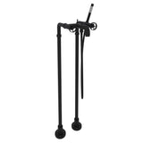 Rohl - CampoE Floor Mount Tub Filler - Matte Black