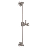 Rohl - 24'' Slide Bar - Satin Nickel