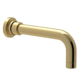 Rohl - Lombardia Wall Mount Tub Spout - Unlacquered Brass