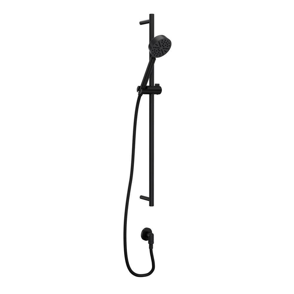 Rohl - Handshower Set With 31'' Slide Bar and Single Function Handshower - Matte Black