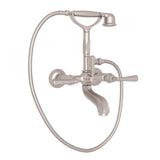 Rohl - Palladian Exposed Wall Mount Tub Filler - Satin Nickel