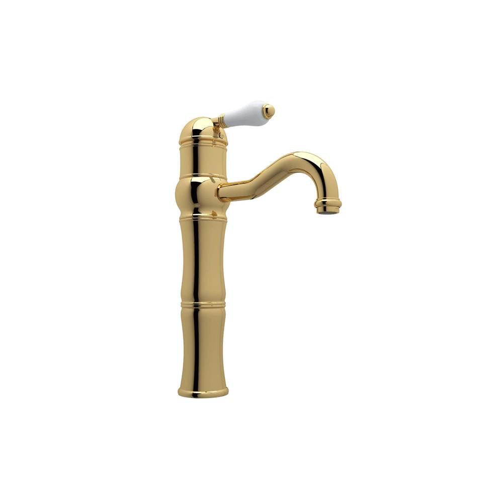 Rohl - Acqui Single Handle Tall Lavatory Faucet - Italian Brass