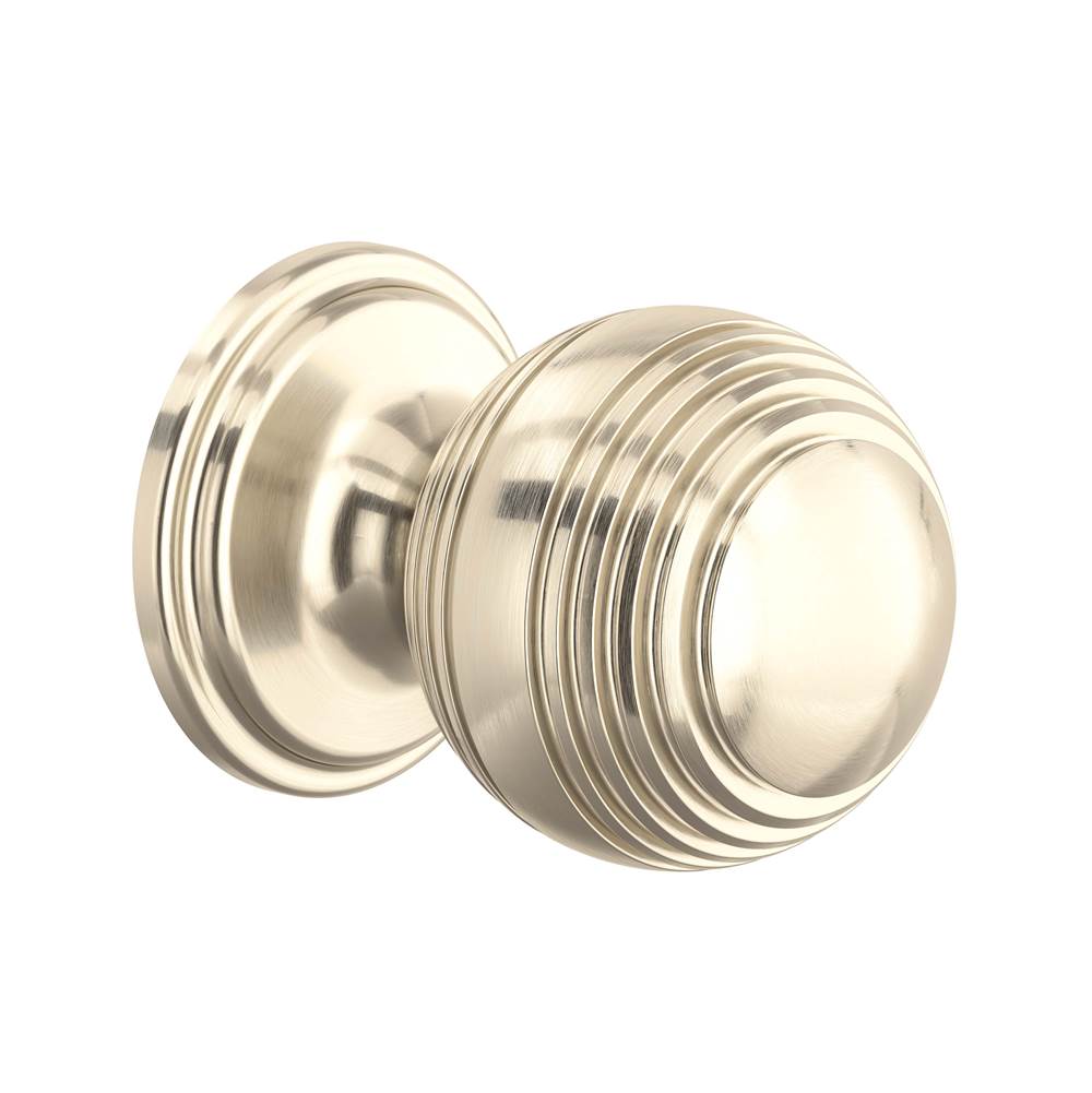 Rohl - Large Contour Drawer Pull Knobs - Set of 5 - Satin Nickel
