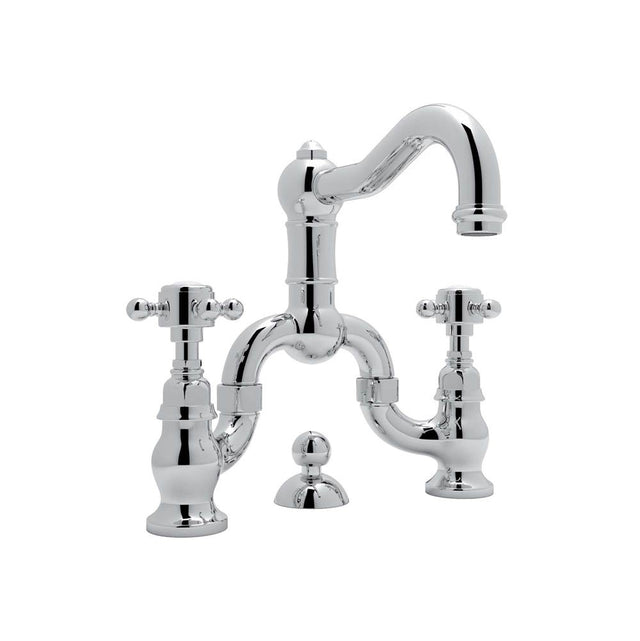 Rohl - Acqui Bridge Lavatory Faucet - Polished Chrome