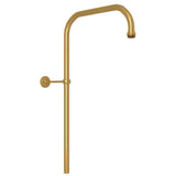 Rohl - 31'' X 15'' Rigid Riser Shower Outlet - Unlacquered Brass