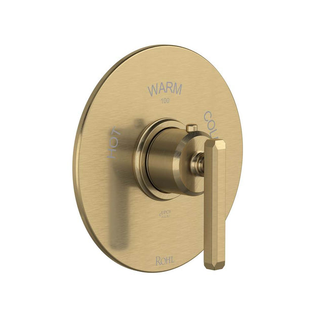 Rohl - ApothecaryE 3/4'' Thermostatic Trim Without Volume Control - Antique Gold