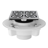 Rohl - PVC 2'' X 3'' Drain Kit With 3144 Mosaic Decorative Cover - Polished Chrome
