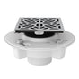 Rohl - PVC 2'' X 3'' Drain Kit With 3144 Mosaic Decorative Cover - Polished Chrome