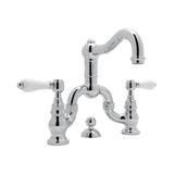 Rohl - Acqui Bridge Lavatory Faucet - Polished Chrome