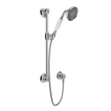 Rohl - Handshower Set With 22'' Slide Bar and Single Function Handshower - Polished Chrome