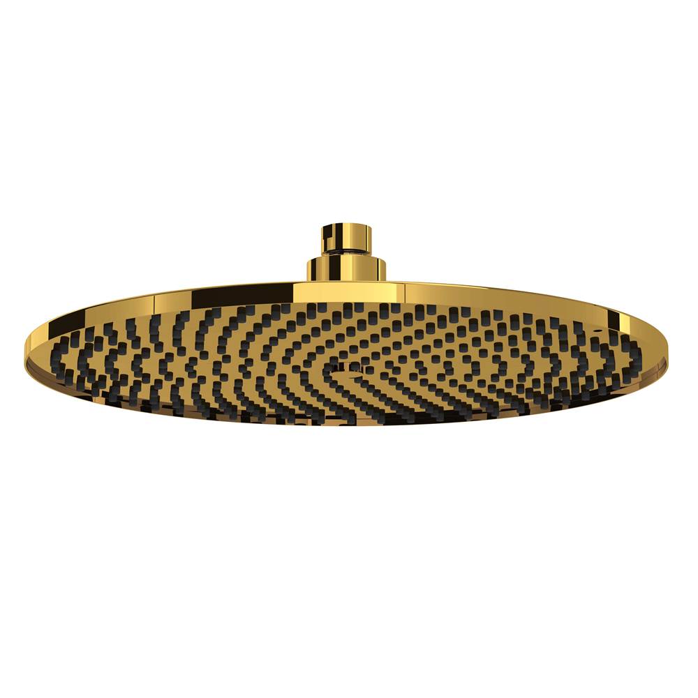 Rohl - 12'' Rain Showerhead - Unlacquered Brass