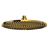 Rohl - 12'' Rain Showerhead - Unlacquered Brass