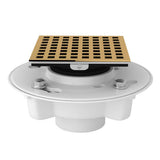 Rohl - PVC 2'' X 3'' Drain Kit With 3143 Matrix Decorative Cover - Italian Brass