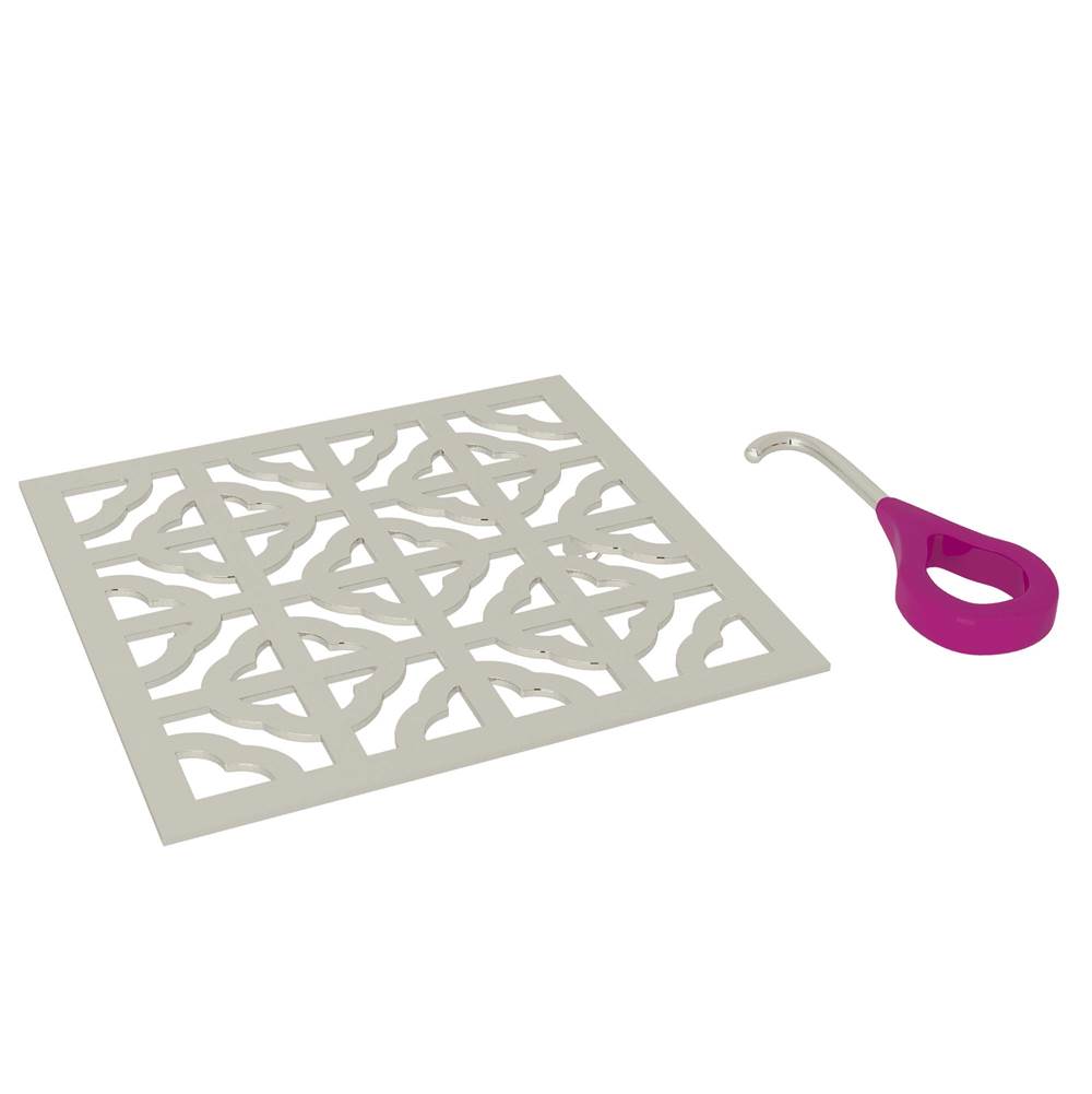 Rohl - Petal Decorative Drain Cover - Polished Nickel
