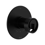 Rohl - EclissiE 1/2'' Therm & Pressure Balance Trim With 3 Functions - Matte Black