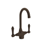 Rohl - San Julio Two Handle Bar/Food Prep Kitchen Faucet - Tuscan Brass
