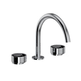 Rohl - EclissiE Widespread Lavatory Faucet With C-Spout - Polished Chrome