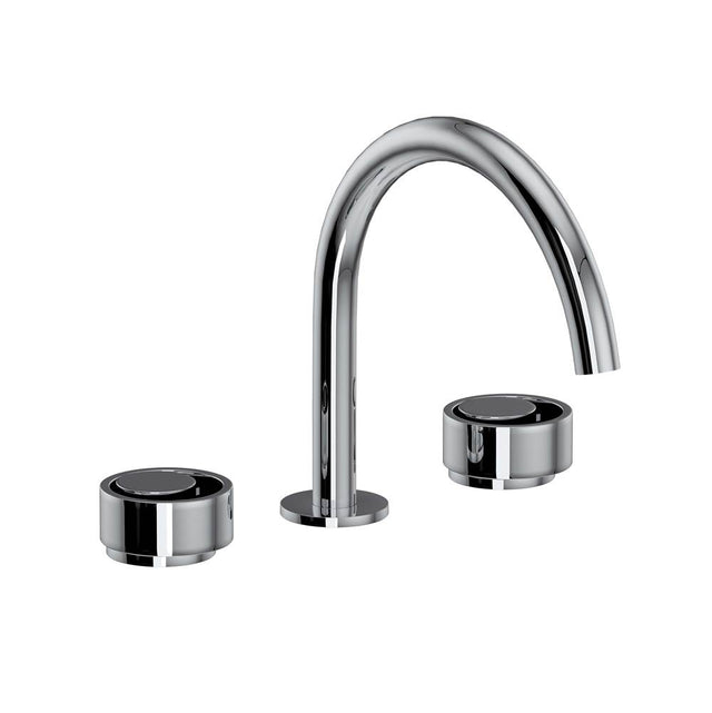 Rohl - EclissiE Widespread Lavatory Faucet With C-Spout - Polished Chrome