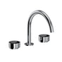 Rohl - EclissiE Widespread Lavatory Faucet With C-Spout - Polished Chrome