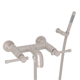 Rohl - CampoE Exposed Wall Mount Tub Filler - Satin Nickel