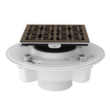 Rohl - PVC 2'' X 3'' Drain Kit With 3142 Weave Decorative Cover - Tuscan Brass