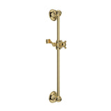 Rohl - 22'' Slide Bar - Unlacquered Brass