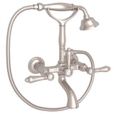 Rohl - Exposed Wall Mount Tub Filler - Satin Nickel