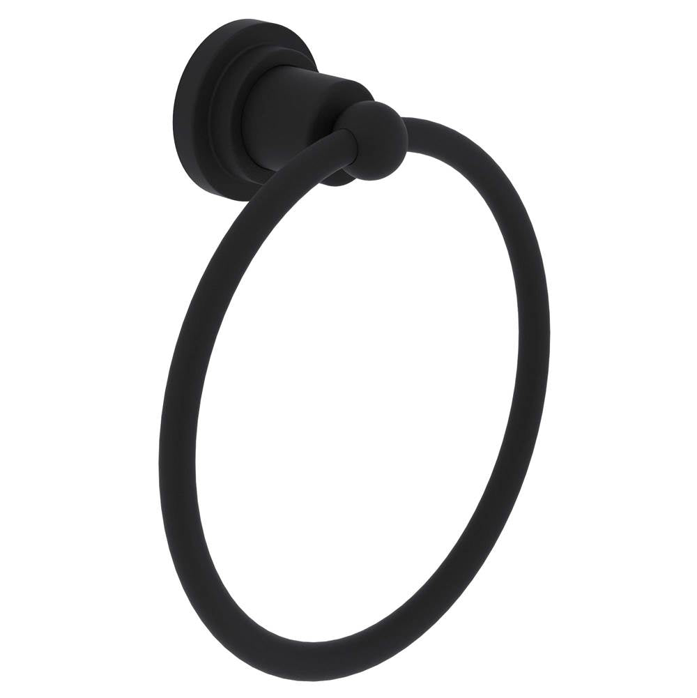 Rohl - CampoE Towel Ring - Matte Black