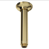 Rohl - 7'' Ceiling Mount Shower Arm - Unlacquered Brass