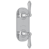 Rohl - 1/2'' Thermostatic Trim With Diverter - Polished Chrome