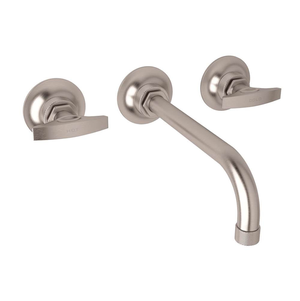 Rohl - Graceline Wall Mount Lavatory Faucet Trim - Satin Nickel