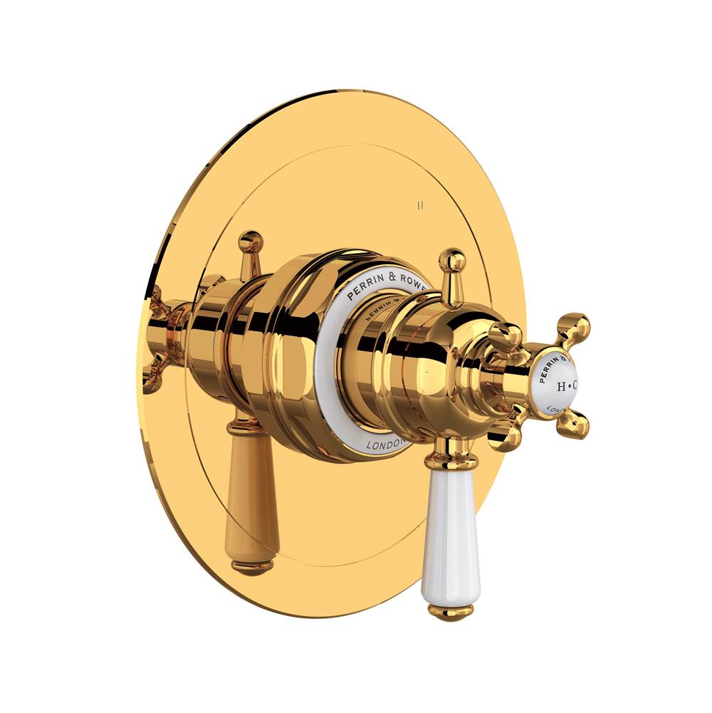 Rohl - EdwardianE 1/2'' Therm & Pressure Balance Trim With 5 Functions - English Gold