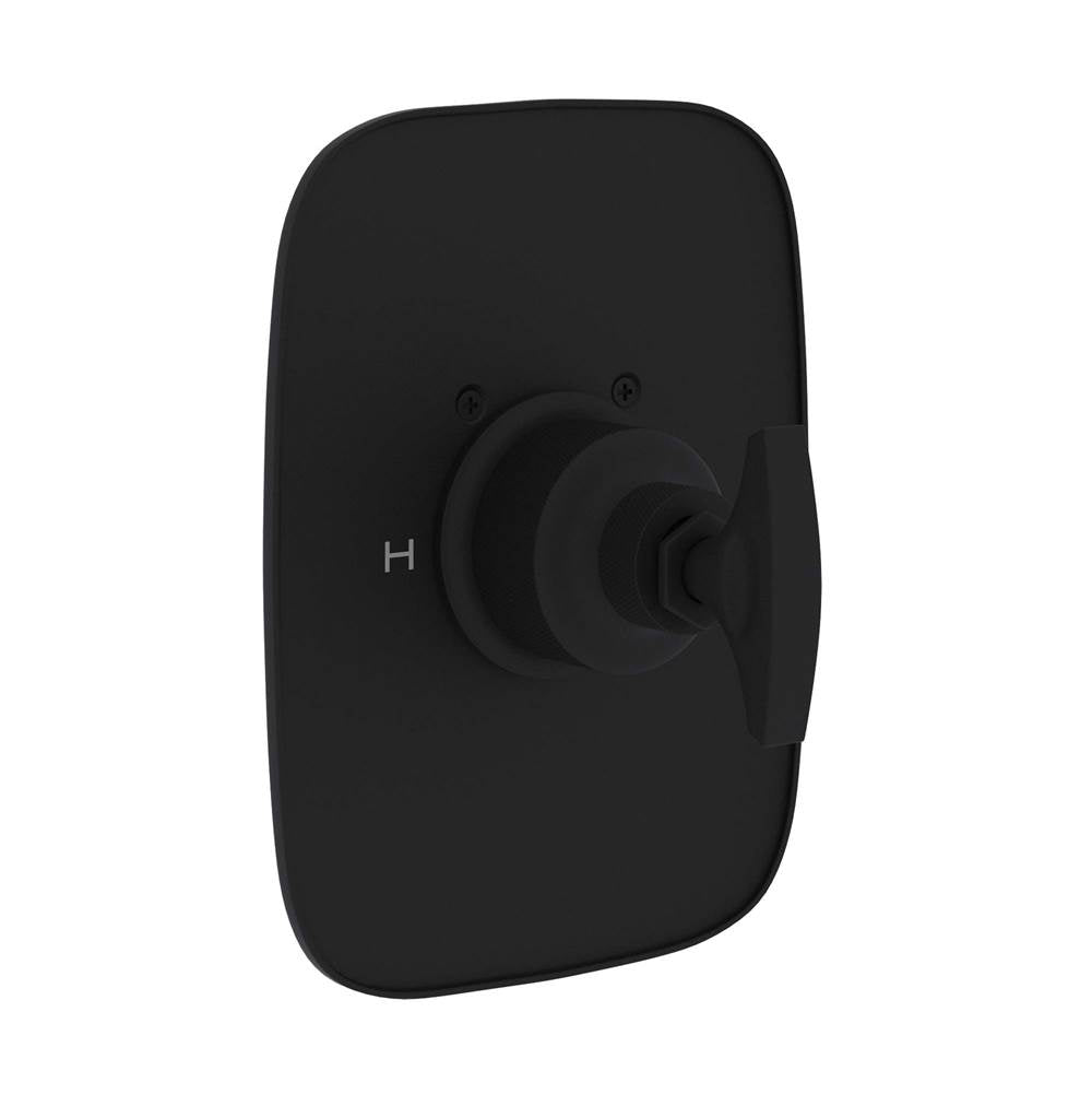 Rohl - Graceline 3/4'' Thermostatic Trim Without Volume Control - Matte Black