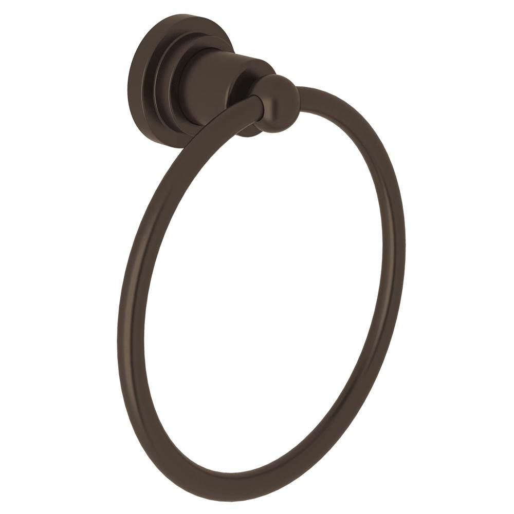 Rohl - CampoE Towel Ring - Tuscan Brass
