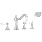 Rohl - Acqui 4-Hole Deck Mount Tub Filler - Polished Chrome