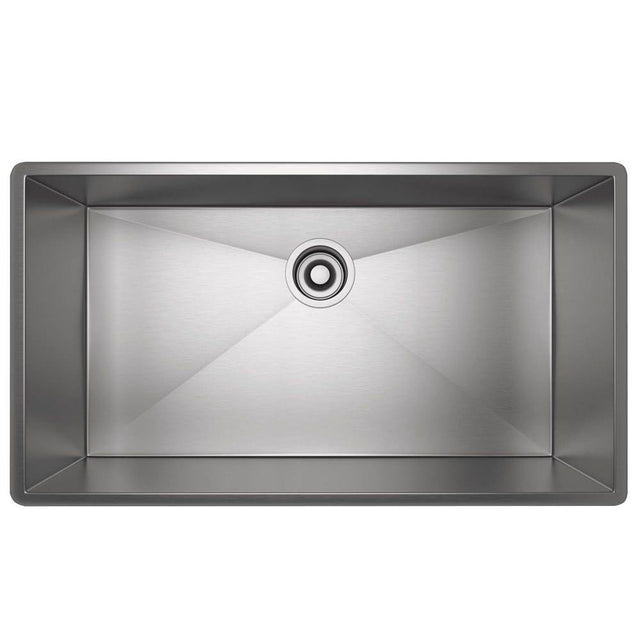 Rohl - ForzeE 30'' Single Bowl Stainless Steel Kitchen Sink - Brushed Stainless Steel