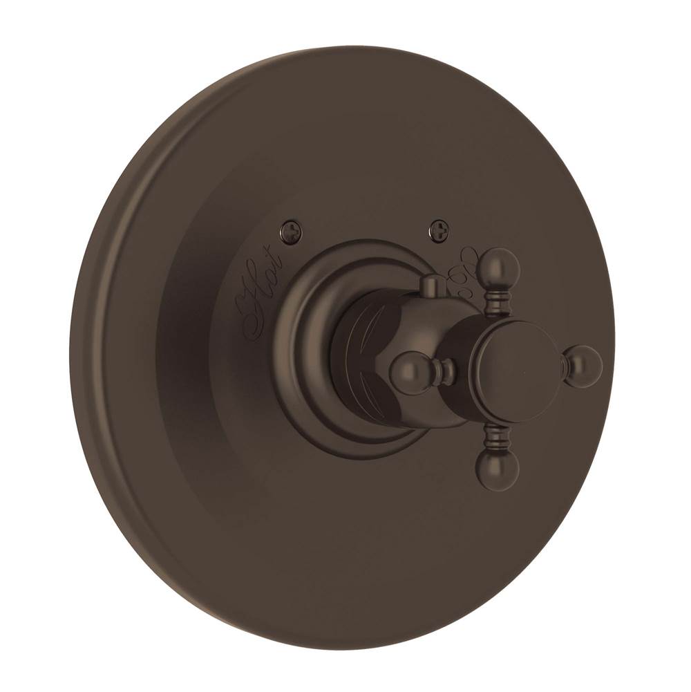 Rohl - 3/4'' Thermostatic Trim Without Volume Control - Tuscan Brass