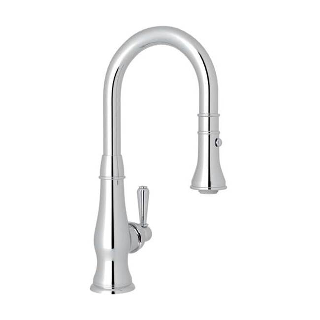 Rohl - PatriziaE Pull-Down Bar/Food Prep Kitchen Faucet - Polished Chrome