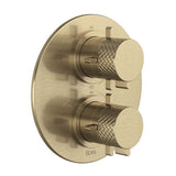 Rohl - TenerifeE 3/4'' Therm & Pressure Balance Trim With 6 Functions - Antique Gold