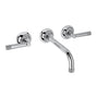 Rohl - Graceline Wall Mount Lavatory Faucet Trim - Polished Chrome