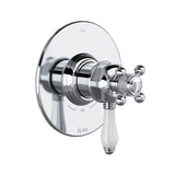 Rohl - 1/2'' Therm & Pressure Balance Trim With 3 Functions - Polished Chrome