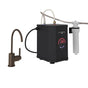 Rohl - LuxE Hot Water Dispenser, Tank And Filter Kit - Tuscan Brass
