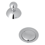 Rohl - Remote Pop-Up Set With Overflow - Polished Chrome