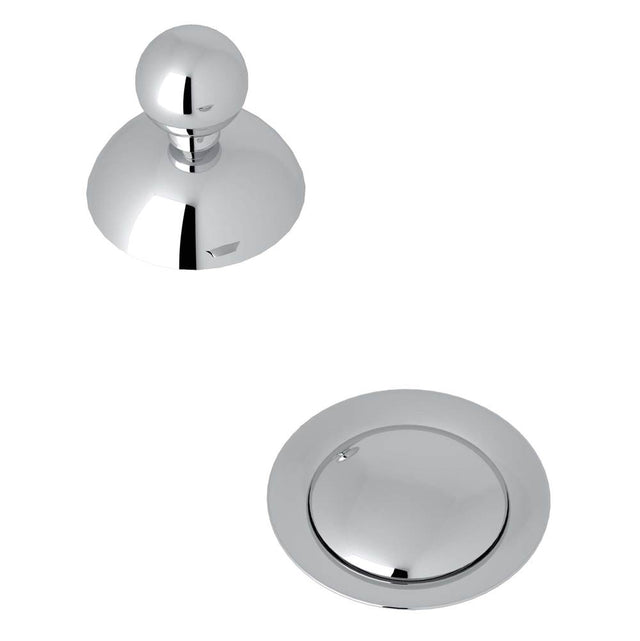 Rohl - Remote Pop-Up Set With Overflow - Polished Chrome