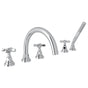 Rohl - San GiovanniE 5-Hole Deck Mount Tub Filler - Polished Chrome