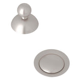 Rohl - Remote Pop-Up Set With Overflow - Satin Nickel