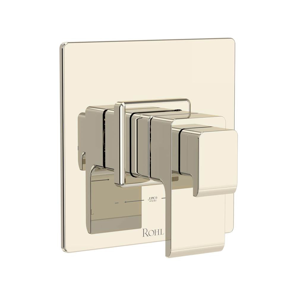 Rohl - 1/2'' Therm & Pressure Balance Trim With 2 Functions - Polished Nickel