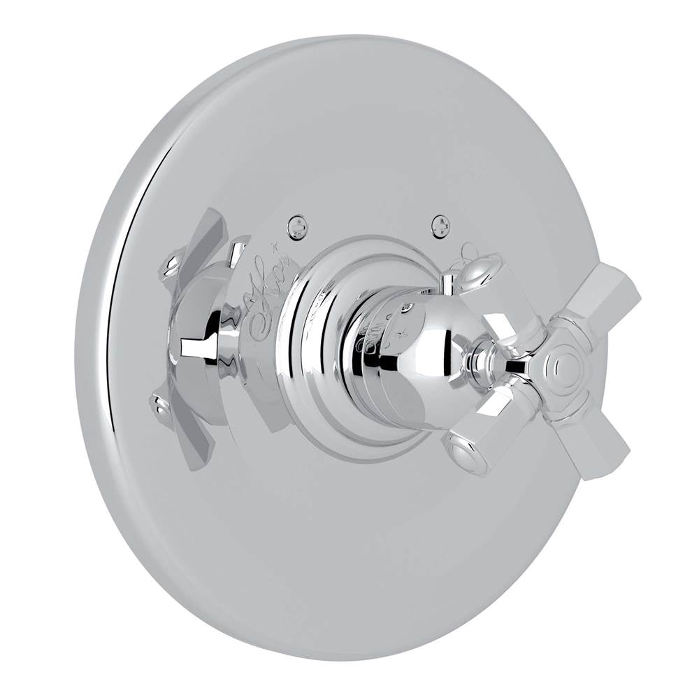 Rohl - Palladian 3/4'' Thermostatic Trim Without Volume Control - Polished Chrome
